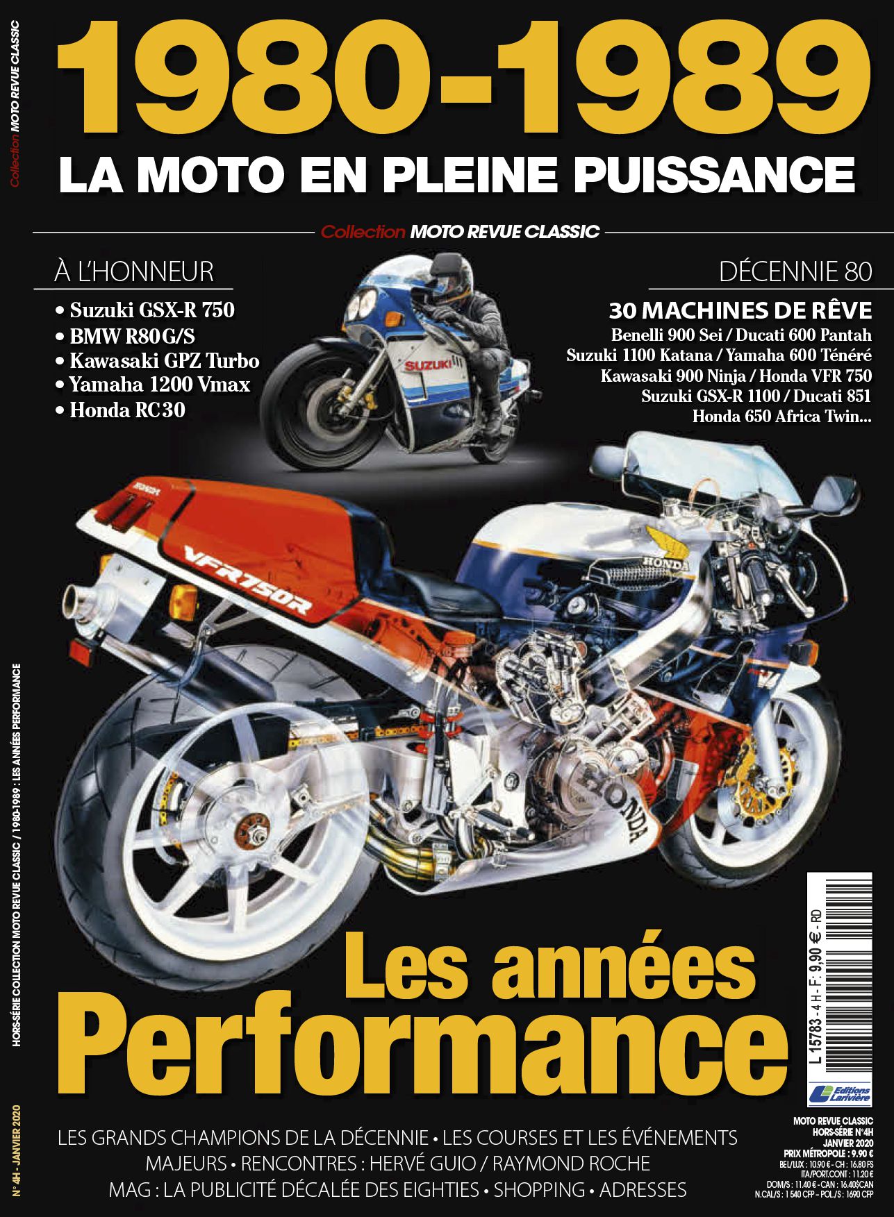 1980-1989 La moto en pleine puissan