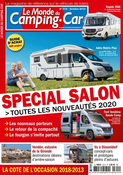 Le Monde du Camping Car n° 315 5€90