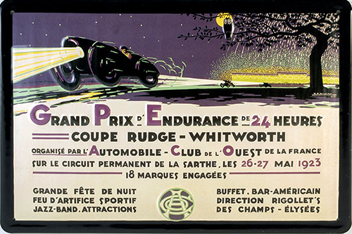 Tôle bombée 24H du Mans 1923